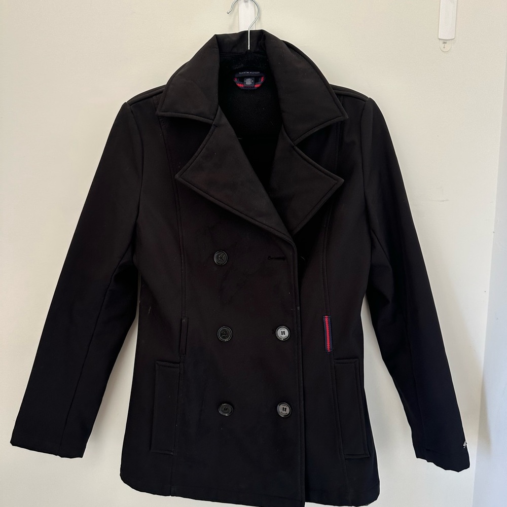 Tommy Hilfiger Classic Black Peacoat